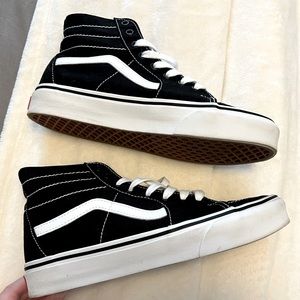 Vans High Tops - Black - Women Size 9